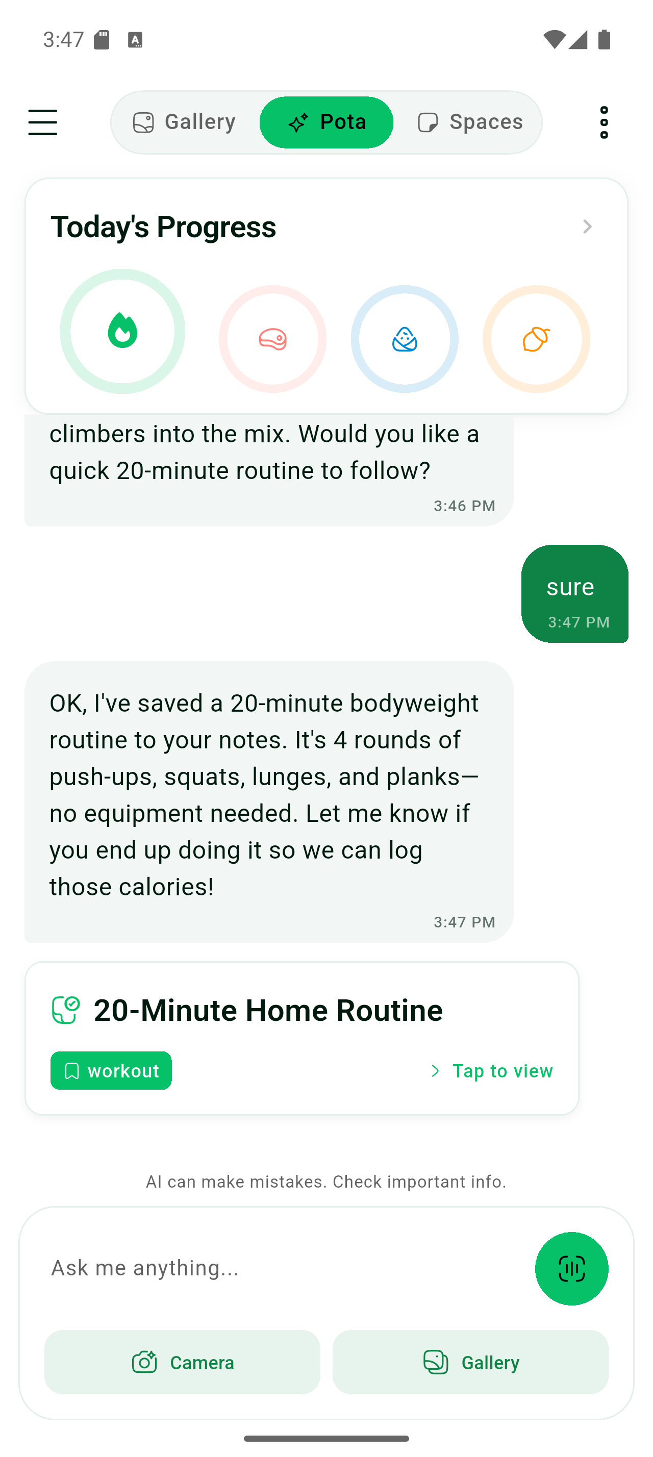 Fitness Notebook Chat Retrieval